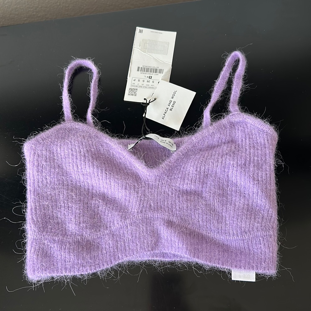 Zara Wool Crop Top
